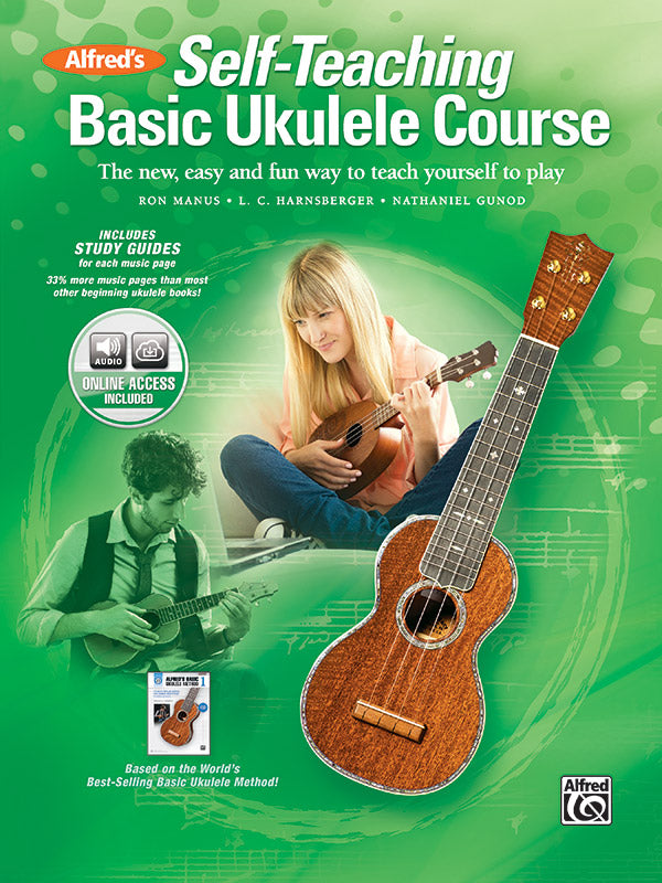 Alfred's Self-Teaching Basic Ukulele Course Bk/CD