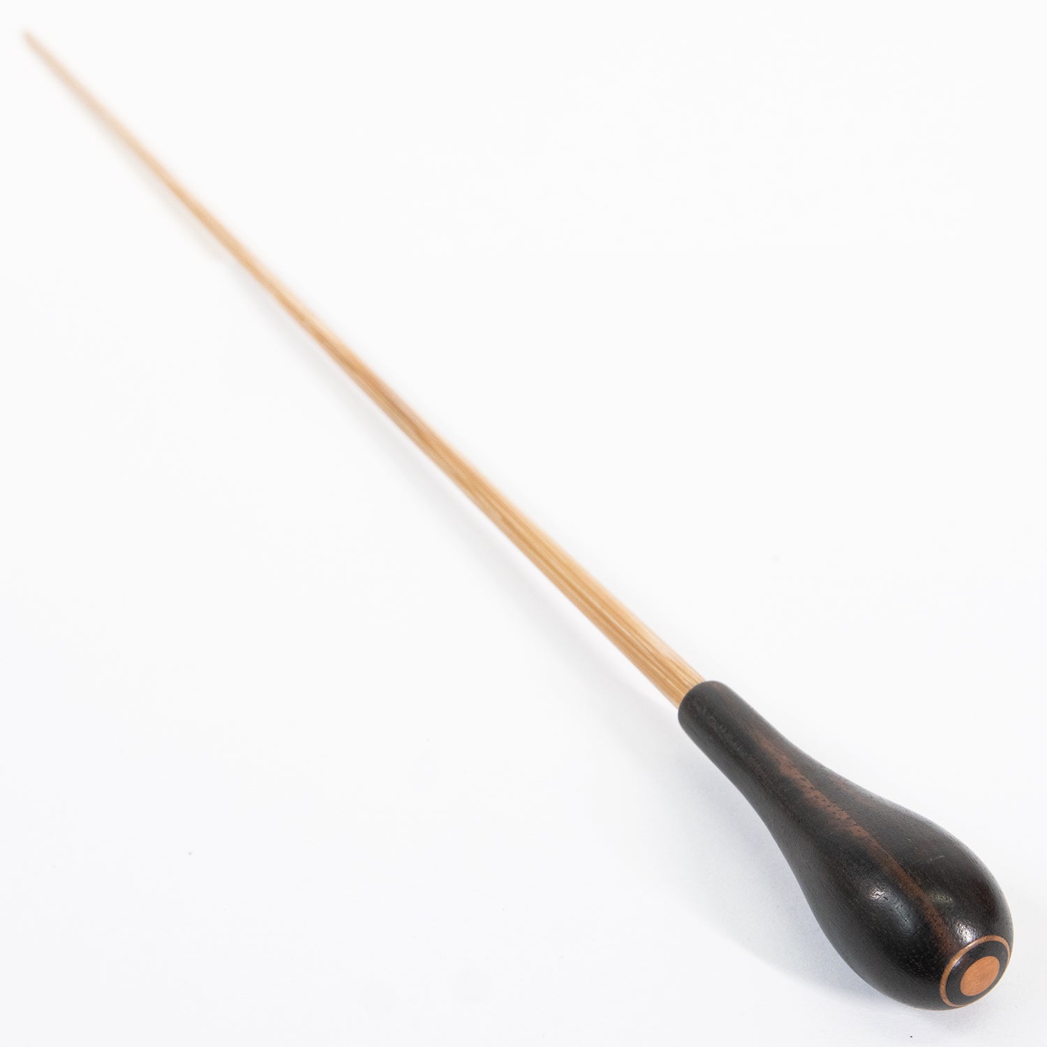 Takt Wooden Conductors Baton with Pear-Shaped Ebony Handle and Boxwood Parisian Eye 15"