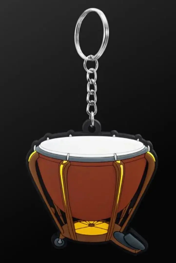 Musician Designer Timpani Keyring