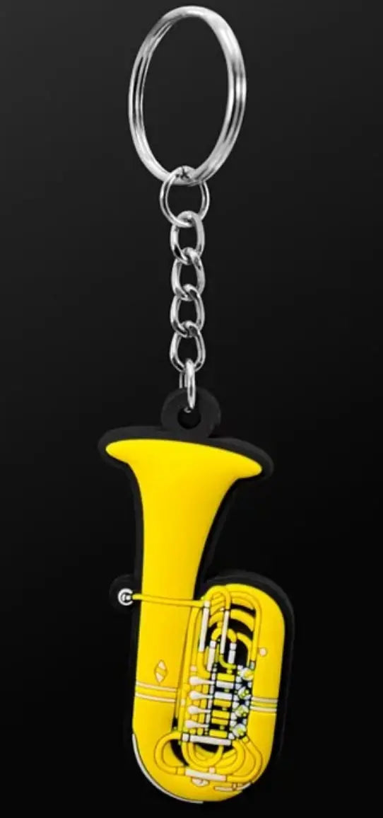 Musician Designer Tuba Keyring