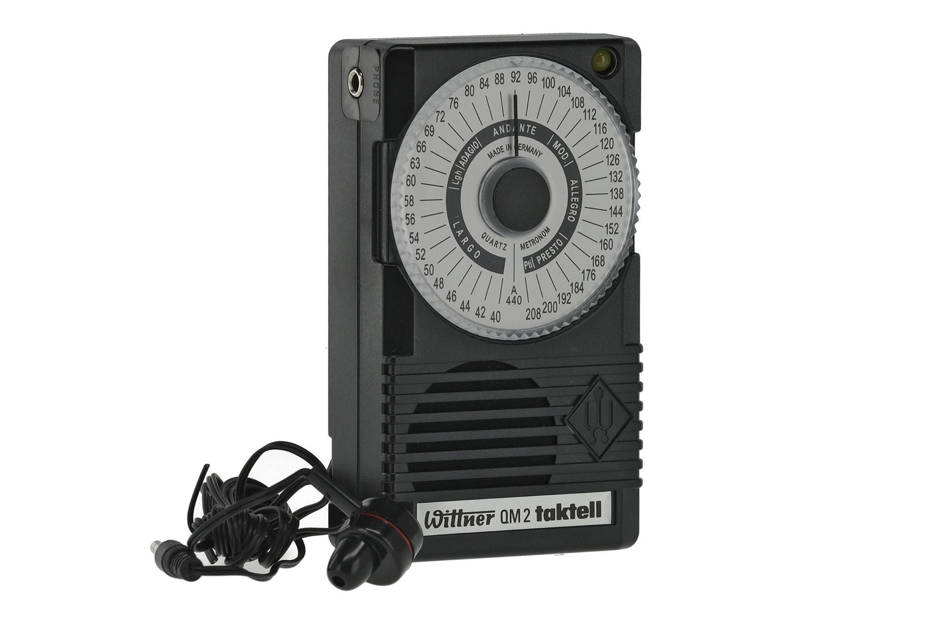 Wittner QM2 Metronome Black with Headphones