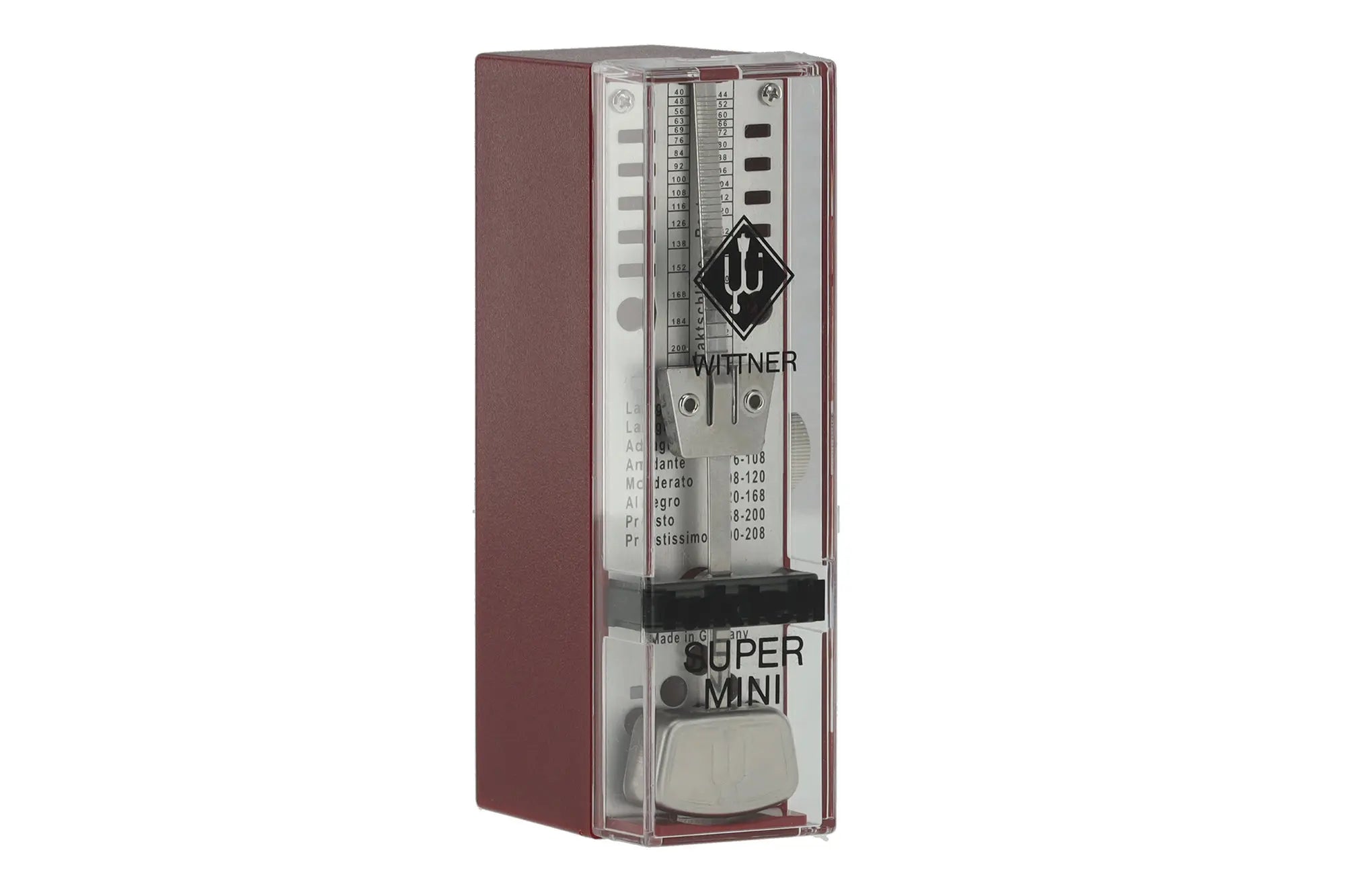 Wittner Super-Mini Metronome Ruby Red