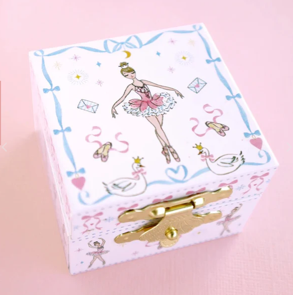 Ballet Slipper Earrings in Box