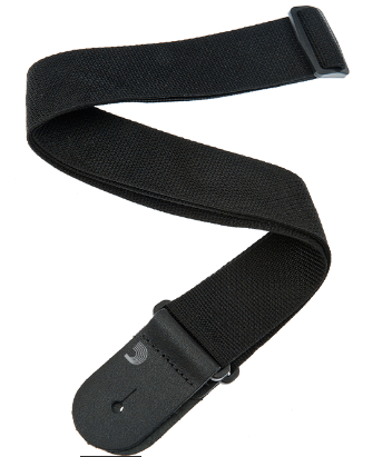 Guitar Strap - D'Addario Polypro, Black PWS100