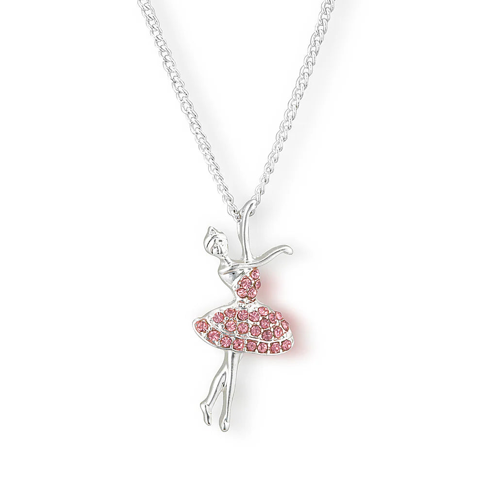 Ballet Pink Ballerina Necklace