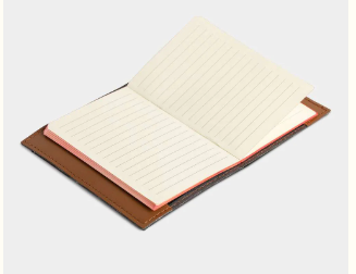 Violin,Viola,Cello Passport or Notebook Holder Made from Vegan Apple Leather Vegan