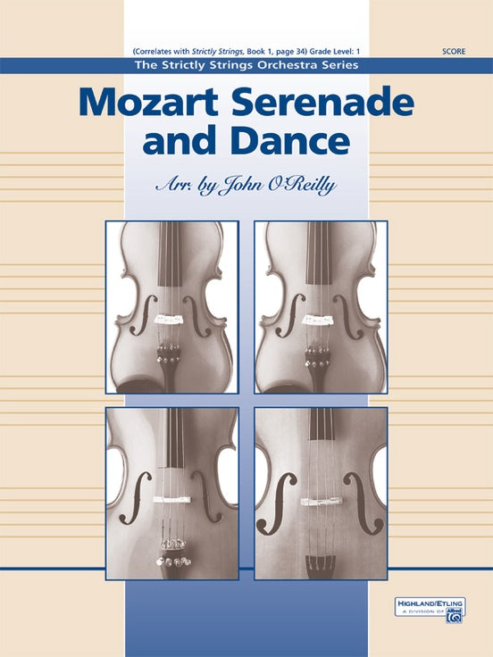 Mozart Serenade and Dance – String Orchestra Conductor Score & Parts (Digital Download)