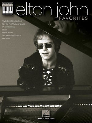 Elton John Favorites - Note-for-Note Keyboard Transcriptions - Keyboard Hal Leonard Piano Solo