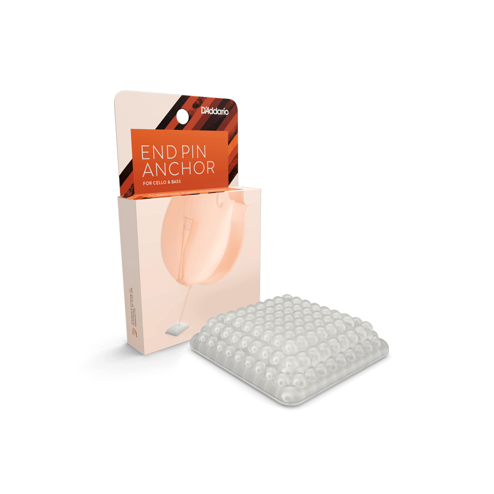 D'Addario End Pin Anchor, Clear - Cello & Double Bass Endpin Holder/Stopper