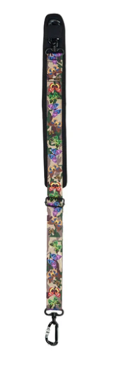 Case Strap - Bam Neoprene Case Strap (Single) for Hightech Case with Security Hooks - Butterfly
