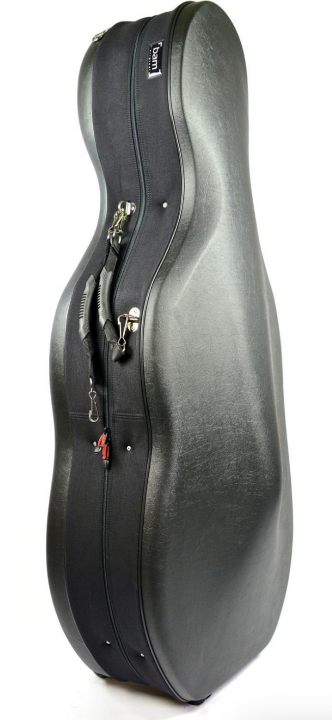 BAM Flight Cover for Cello Case Black w/ Wheels
