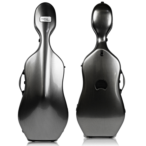 BAM Hightech Compact 3.5 Cello Case Silver Carbon