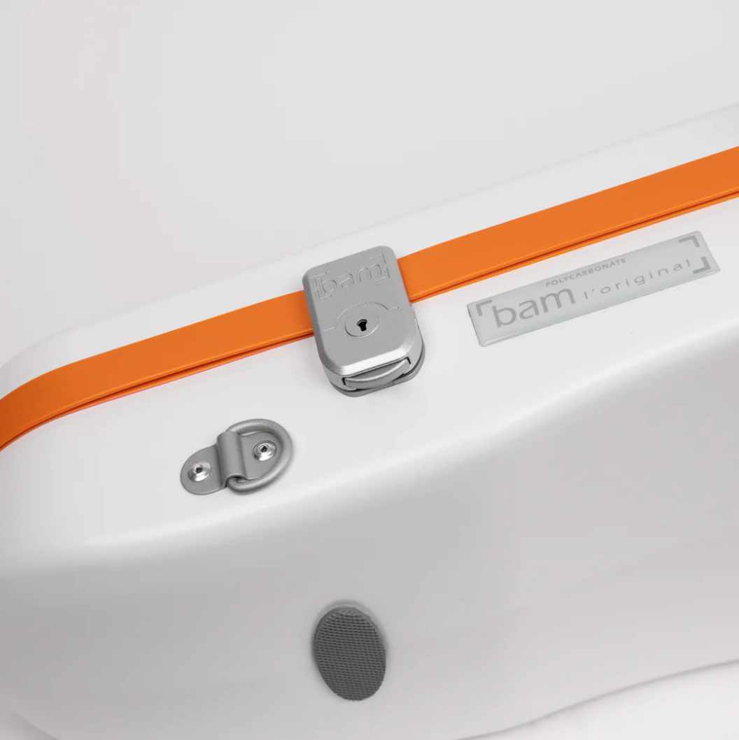 BAM Ice Supreme Hightech Polycarbonate Contoured Viola Case White/Orange