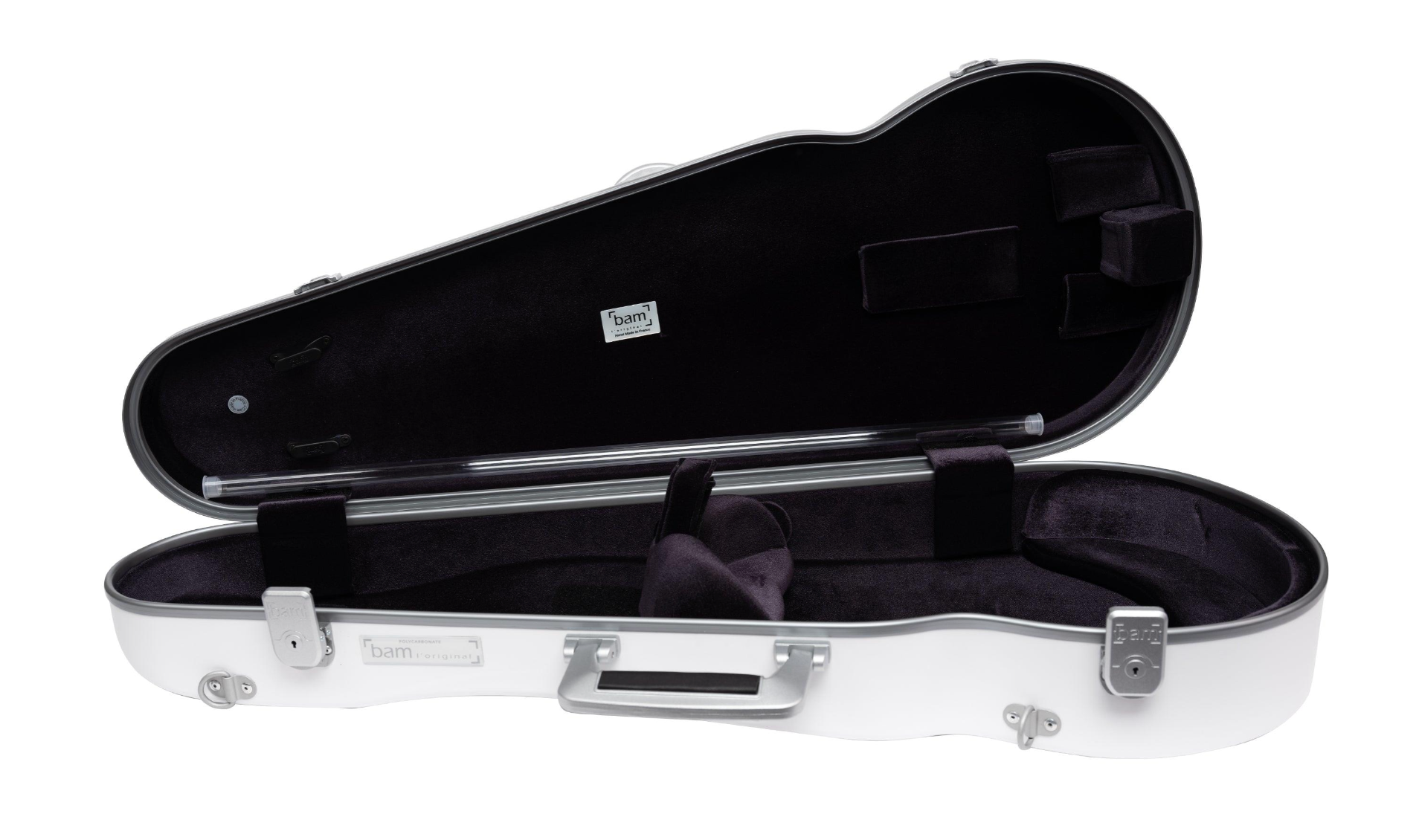 BAM Ice Supreme Hightech Polycarbonate Contoured Viola Case White/Silver