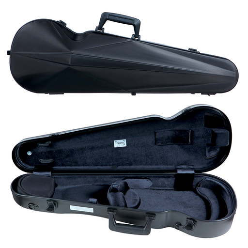 BAM L'Opera Supreme Hightech Polycarbonate Contoured Viola Case Black/Black