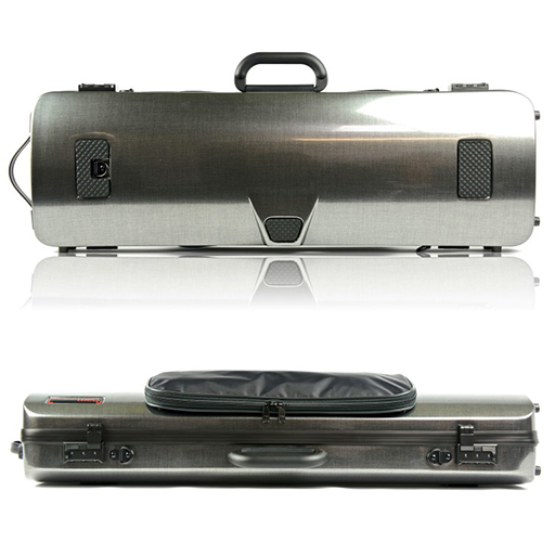 BAM Hightech Oblong Violin Case with Pocket Tweed