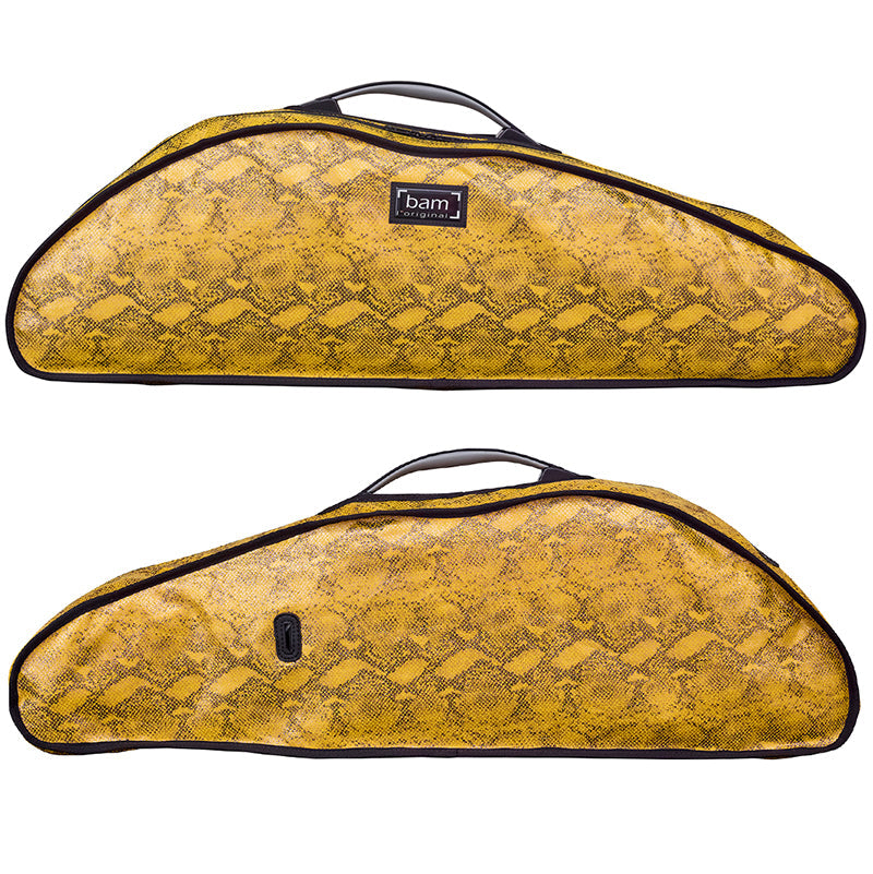 Violin Case - Bam Hoodies for Hightech Slim, Yellow Snake