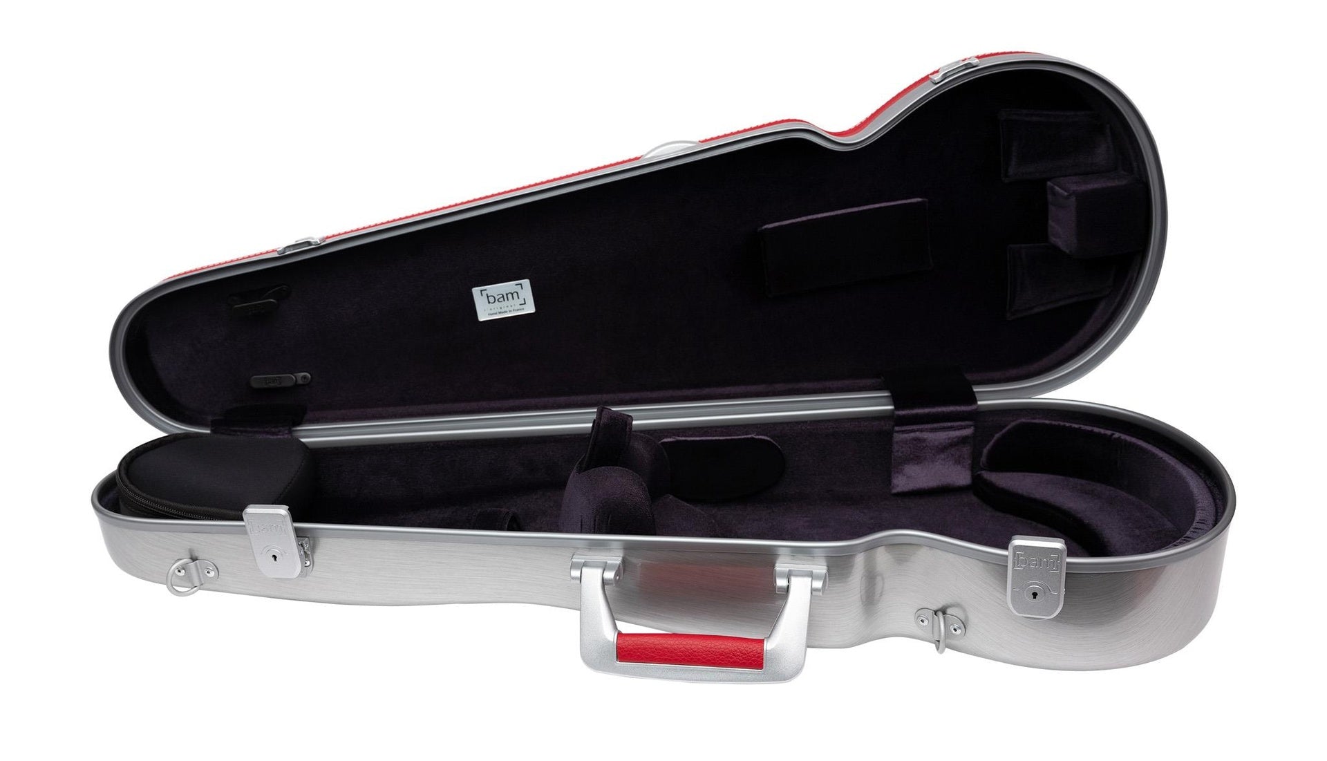 Violin Case - Bam L'Etoile Hightech Contoured Red