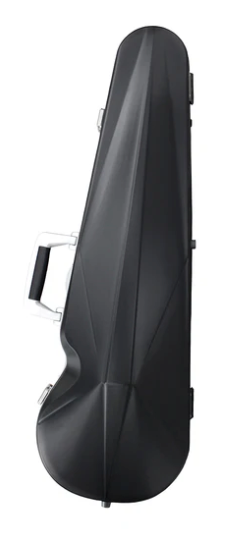 Violin Case - Bam L'Opera Polycarbonate Black/Silver Seals & Locks