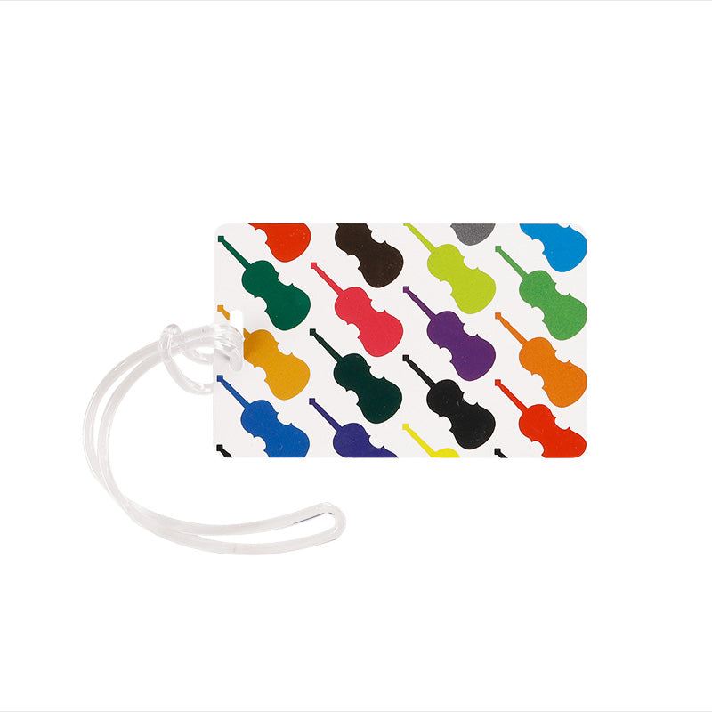 SSC Name Tag - White with Colourful String Instruments