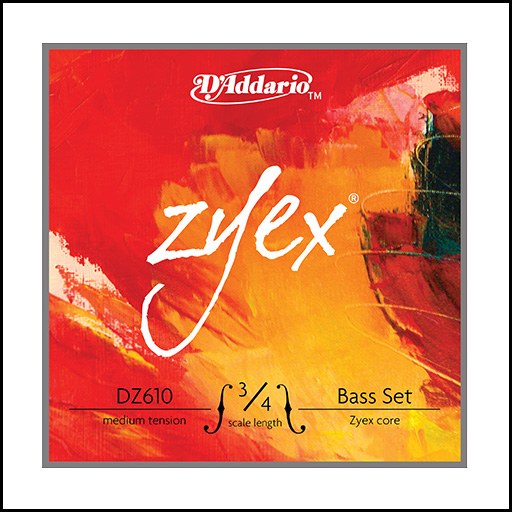 D'Addario Zyex Bass Set 3/4, Medium Tension