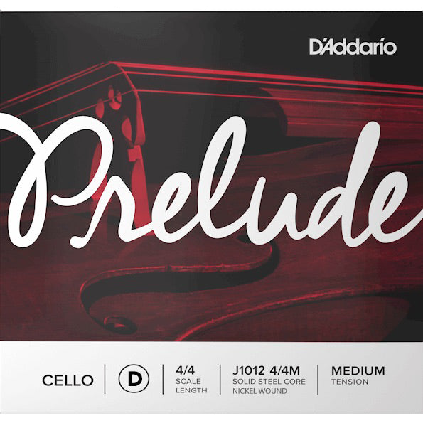 D'Addario Prelude Cello, D (Med), 4/4