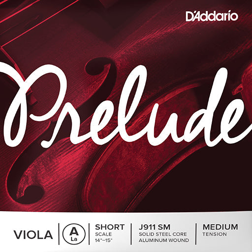 D'Addario Prelude Viola, A (Med), Short