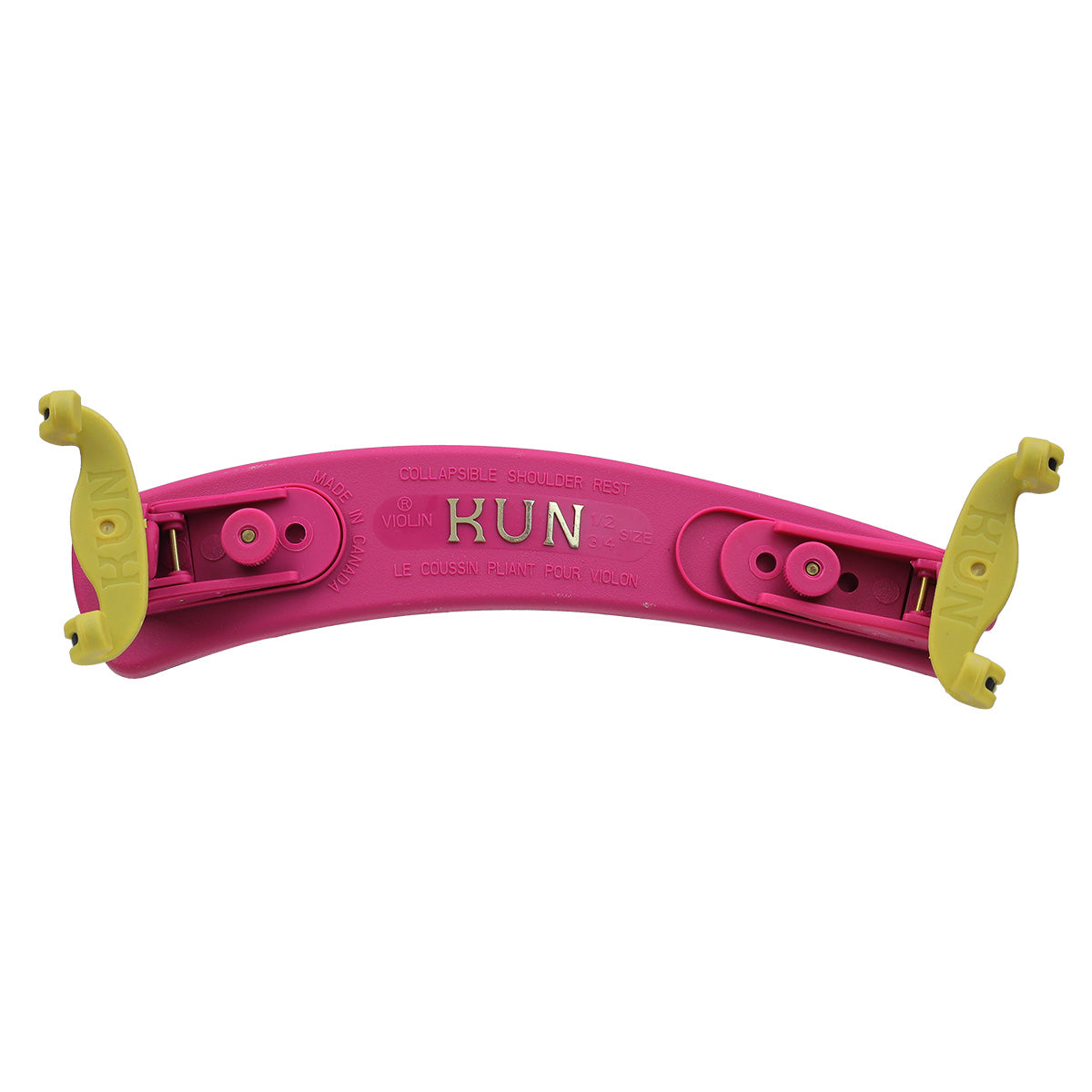 Kun Junior Collapsible Violin Shoulder Rest 3/4-1/2 Razzle Dazzle Purple