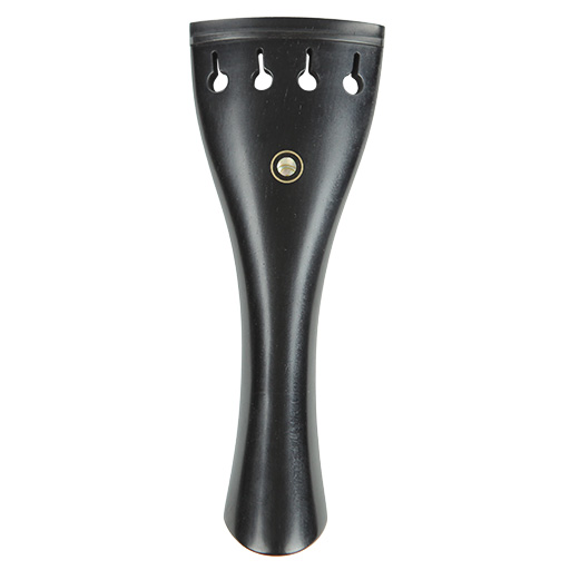 Violin Tailpiece - Kreisler Round Ebony with Parisian Eye