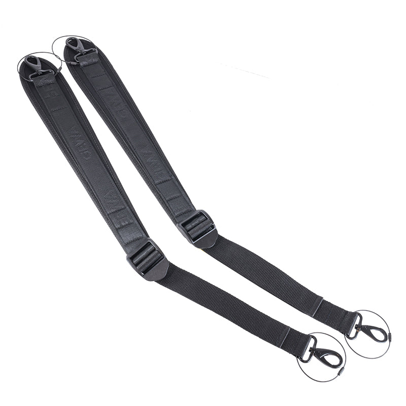 Backpack Straps for Gewa Cello Cases and Oblong Violin Air Cases with Neoprene Pad (2 Straps)