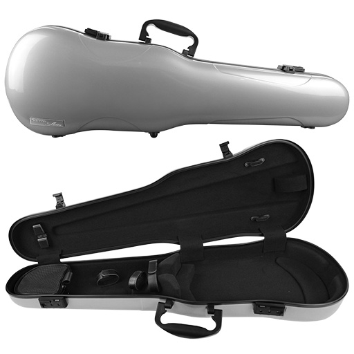GEWA Air 1.7 Shaped Violin Case Silver Metallic