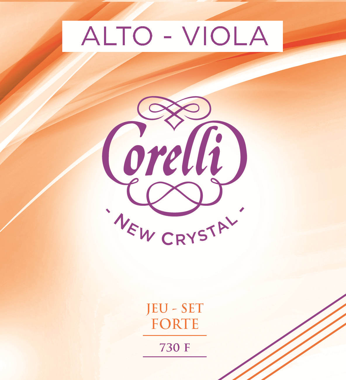 Corelli New Crystal Viola String Set 15-16.5" Forte