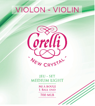 Corelli New Crystal Violin String Set 4/4 Light