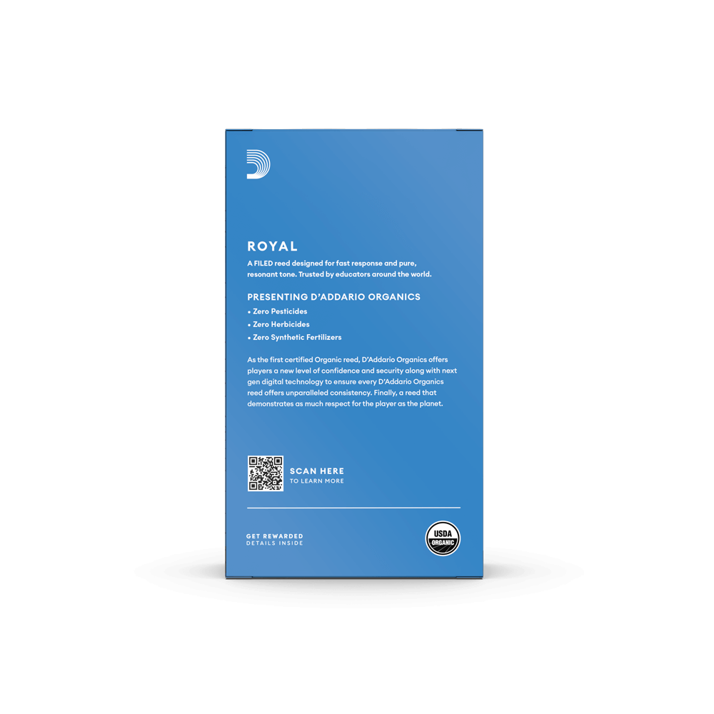 Royal Baritone Saxophone Reeds Strength 2.0 Pack of 10