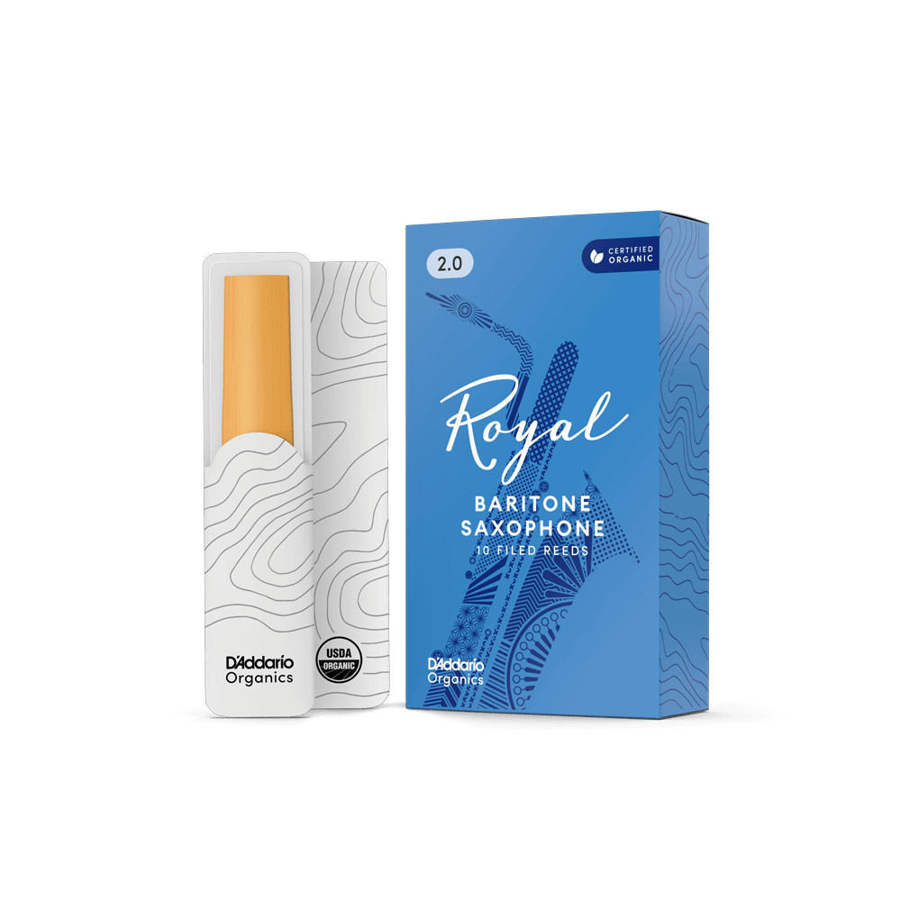 Royal Baritone Saxophone Reeds Strength 2.0 Pack of 10