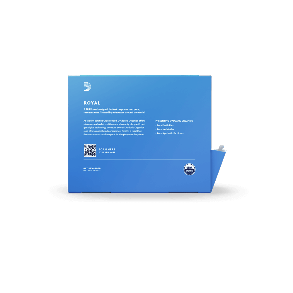 Royal Bb Clarinet Reeds Strength 2.0 Pack of 25