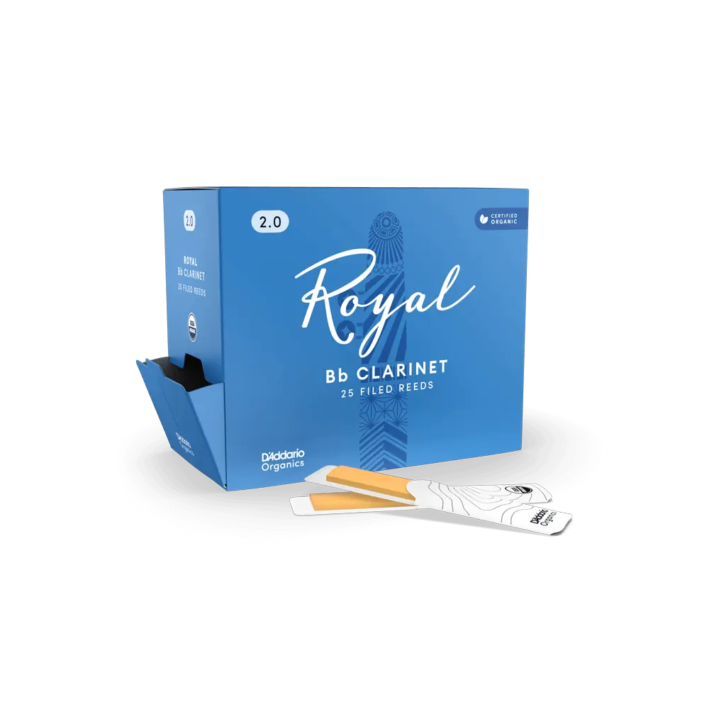 Royal Bb Clarinet Reeds Strength 2.0 Pack of 25