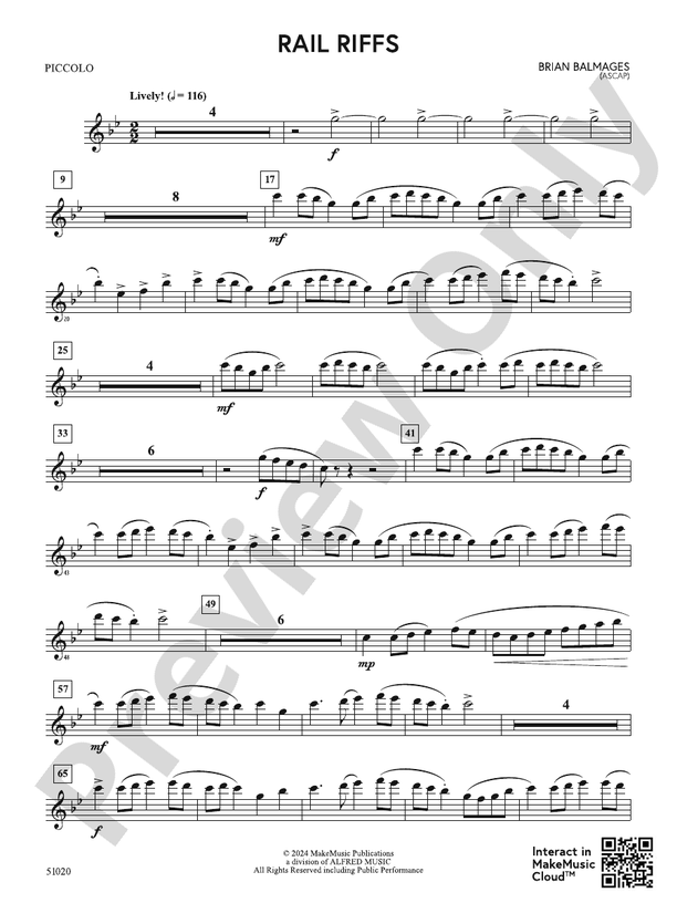 Rail Riffs – Concert Band Conductor Score & Parts (Digital Download)