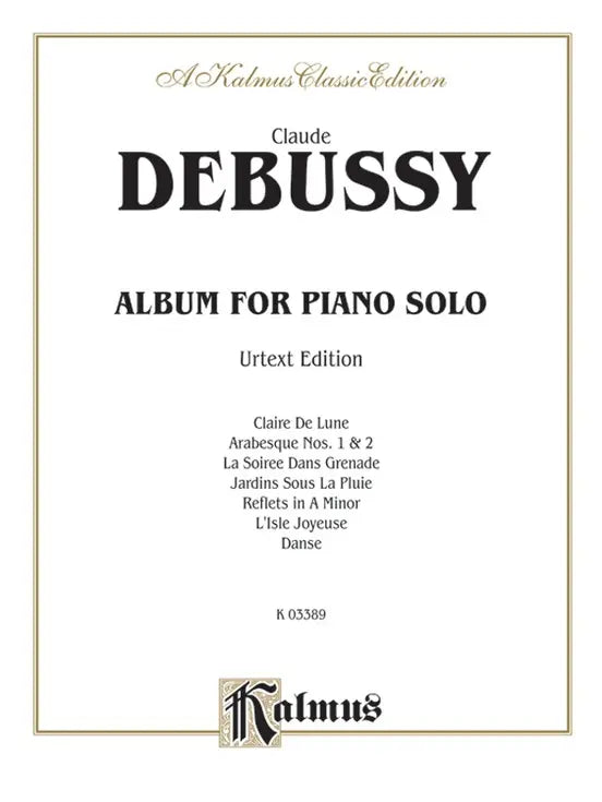 Album for Piano Solo (Urtext Edition) - Debussy K03389
