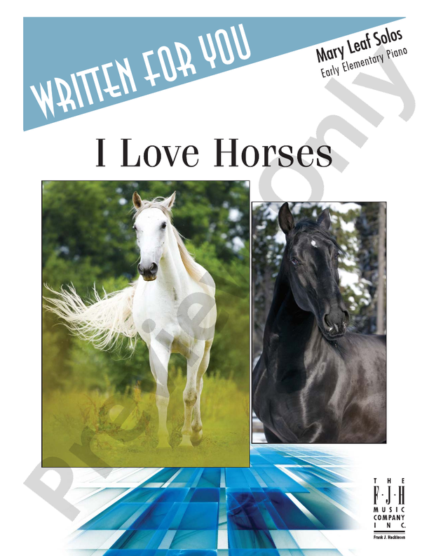 I Love Horses - Piano (Digital Download)