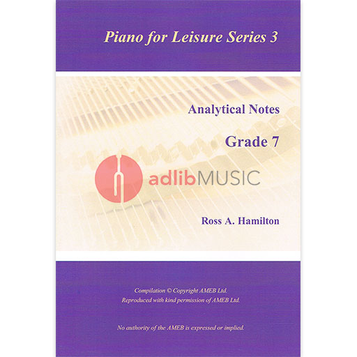 AMEB Analytical Notes PFL Series 3 Gr 7