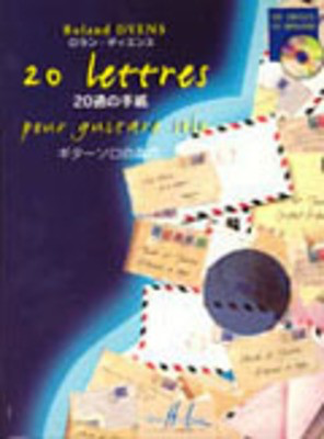20 Lettres Pour - Roland Dyens - Classical Guitar Edition Henry Lemoine Guitar Solo