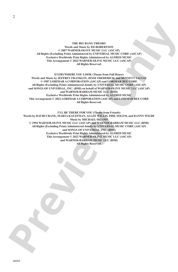 Streaming Sitcoms - SAB Choral Octavo (Digital Download)