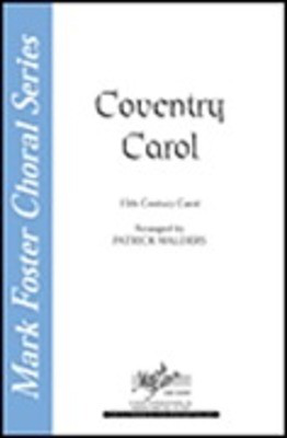 Coventry Carol - SATB Patrick Walders Shawnee Press Choral Score Octavo