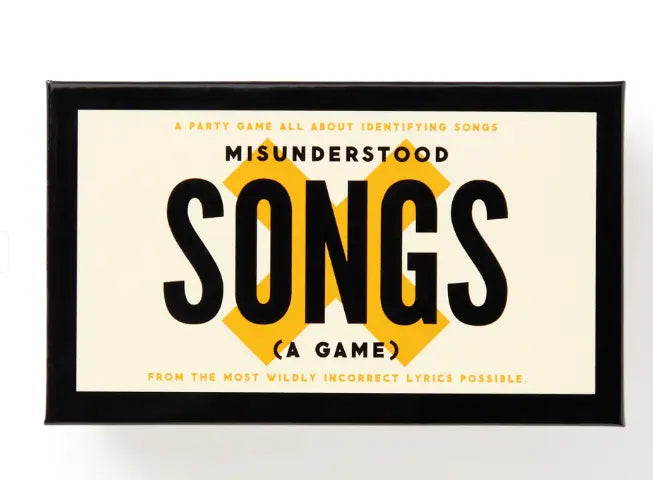 Misunderstood Songs - A Card Game