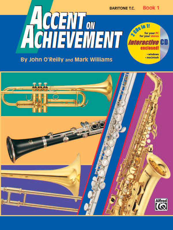 Accent on Achievement Bk 1 Baritone TC Bk/Cd