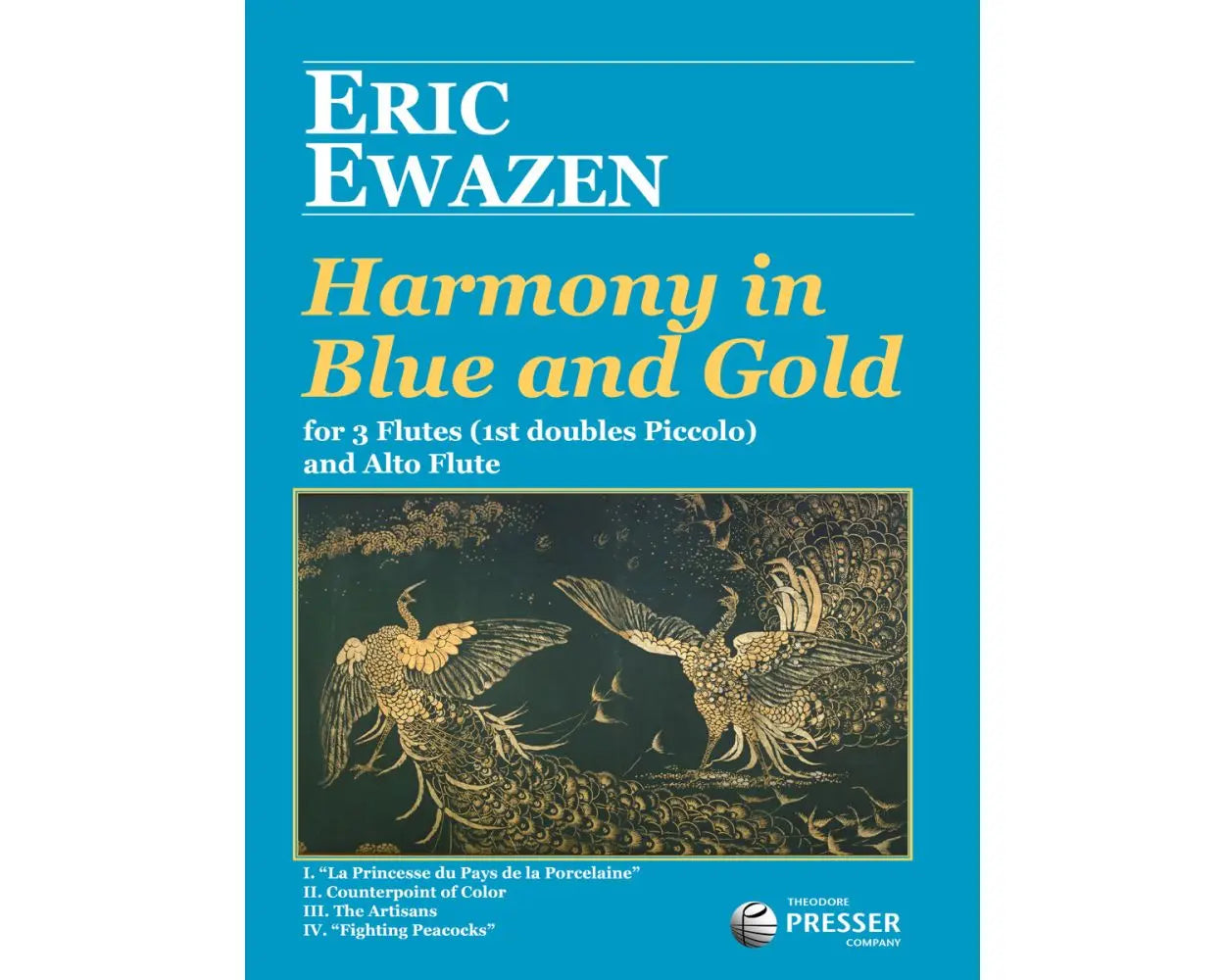 Harmony in Blue and Gold for 3 Flutes