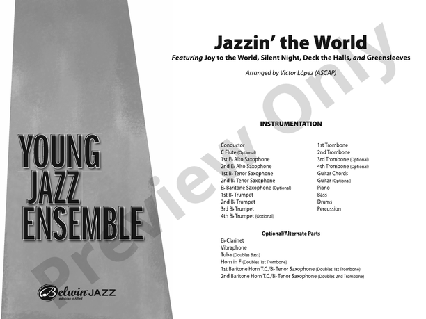 Jazzin' the World – Jazz Ensemble Conductor Score & Parts (Digital Download)