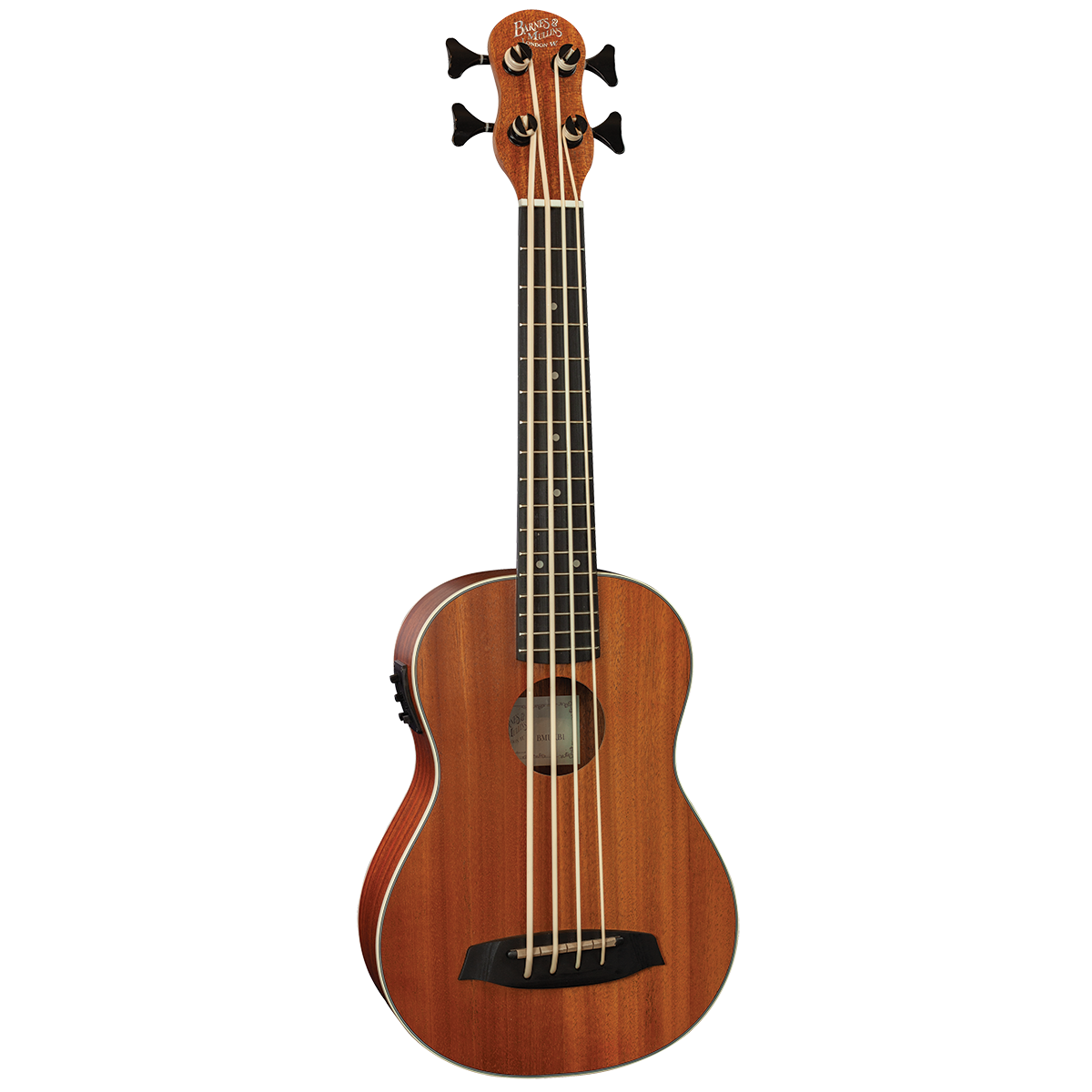 Barnes & Mullins BMUKB1 Bass Mahogany Ukulele