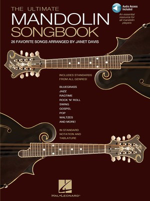 The Ultimate Mandolin Songbook - 26 Favorite Songs Arranged by Janet Davis - Mandolin Janet Davis Hal Leonard /CD